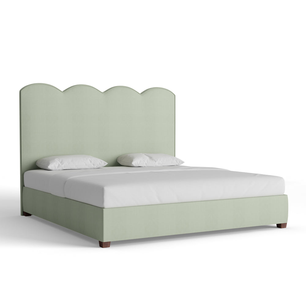 King laurel velvet custom on white background