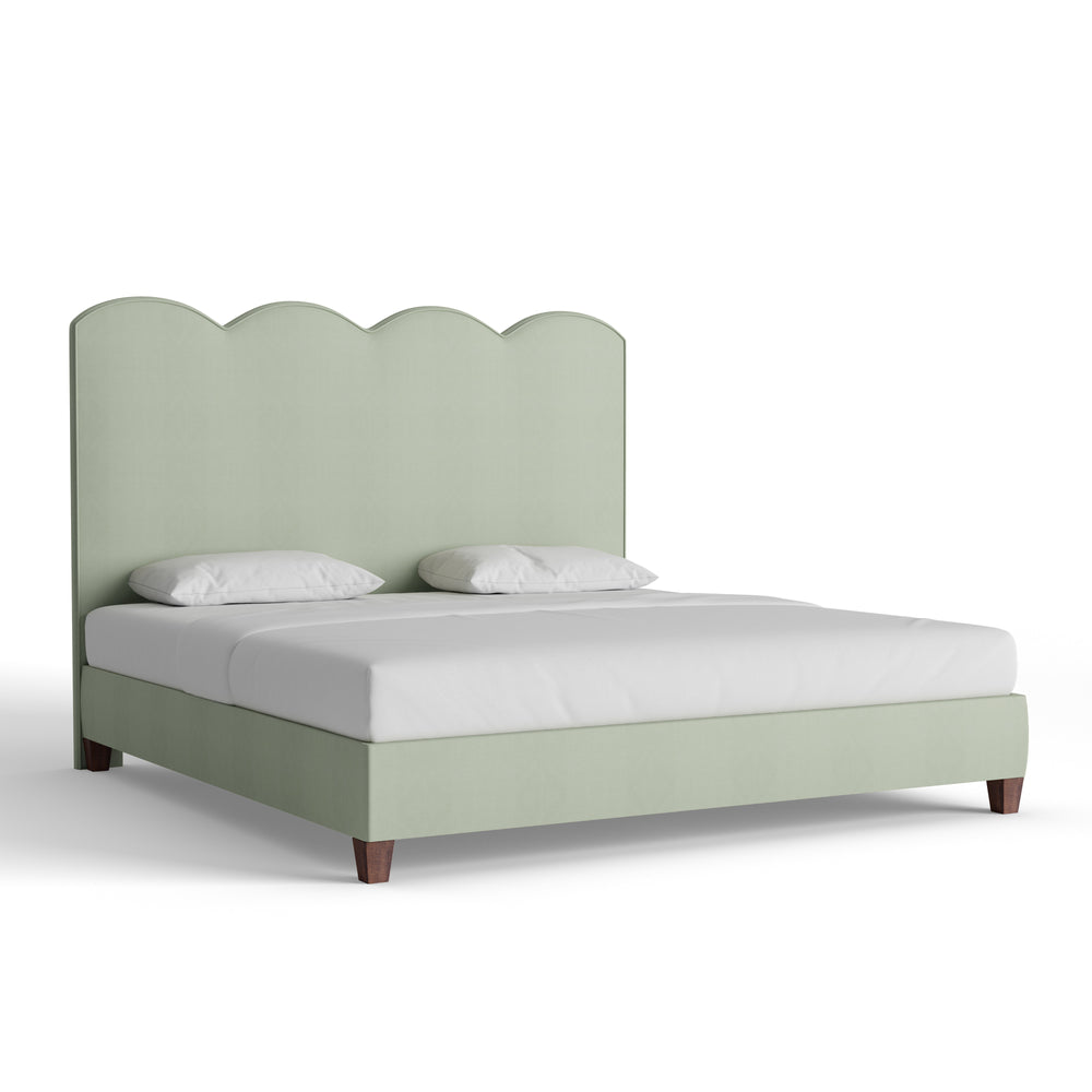 King laurel velvet custom on white background