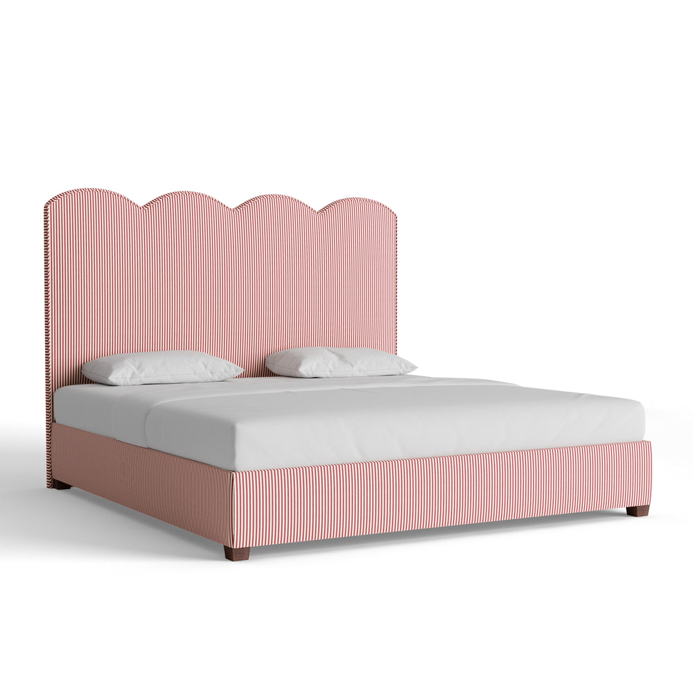 King louisa cranberry vertical custom on white background