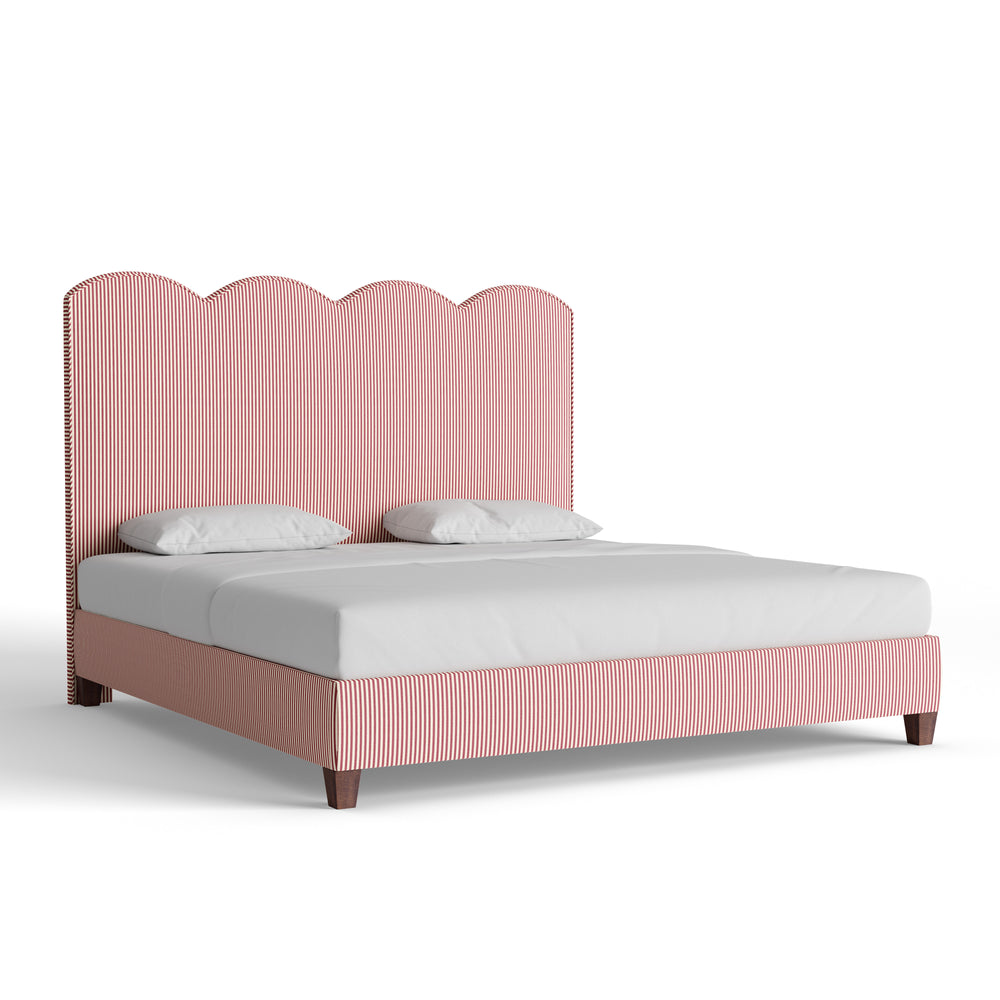 King louisa cranberry vertical custom on white background