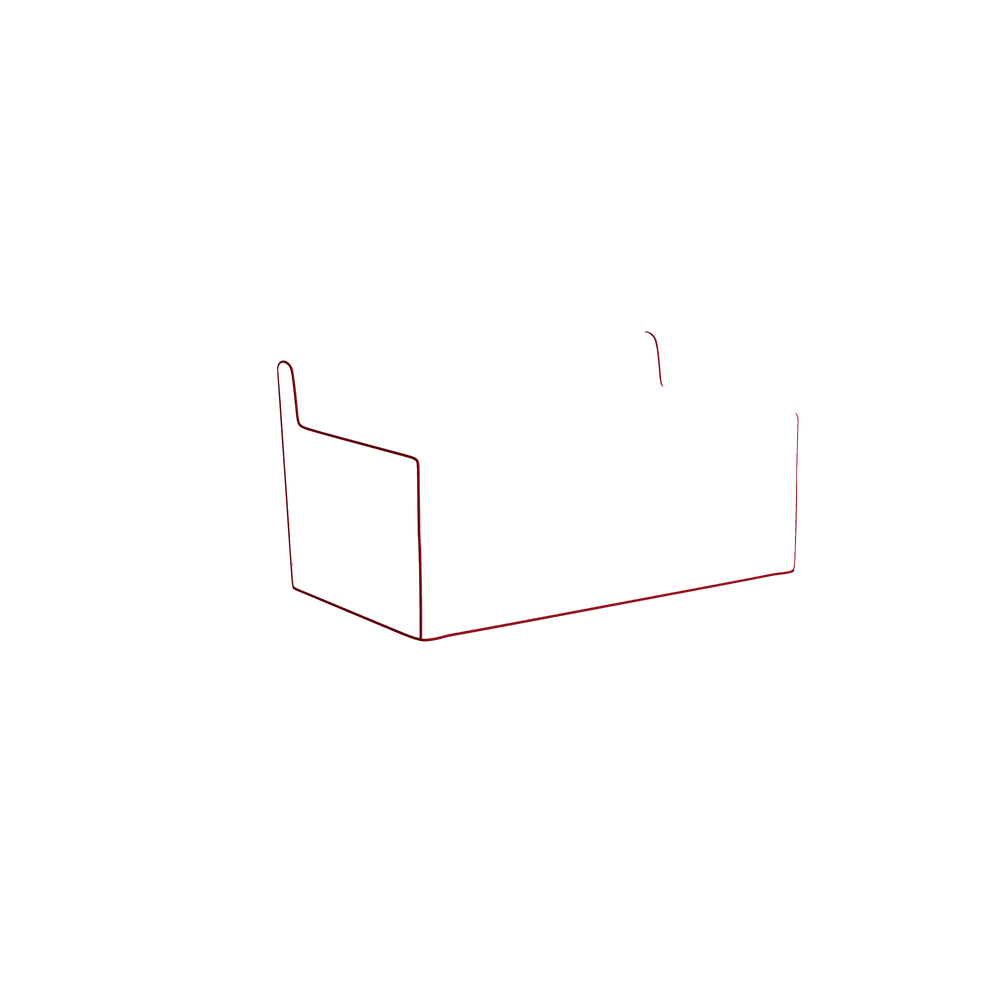 Twin camel velvet custom on white background