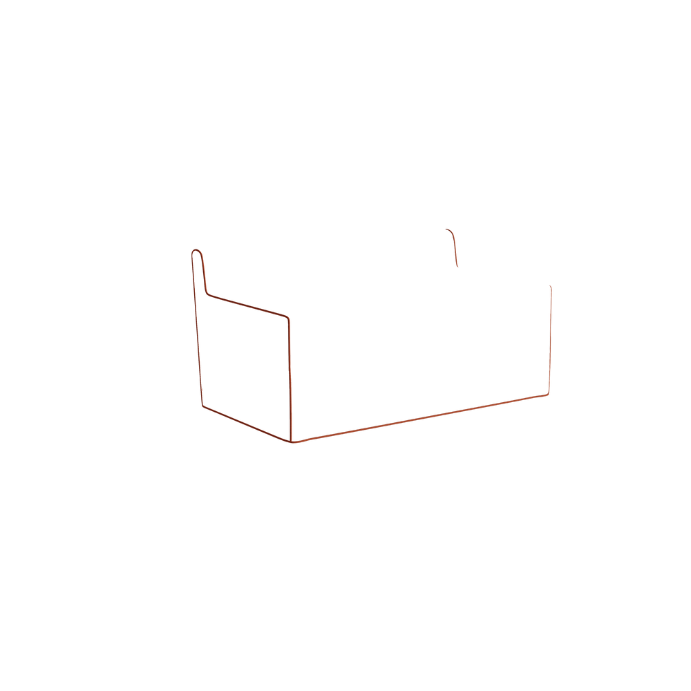 Twin camel velvet custom on white background