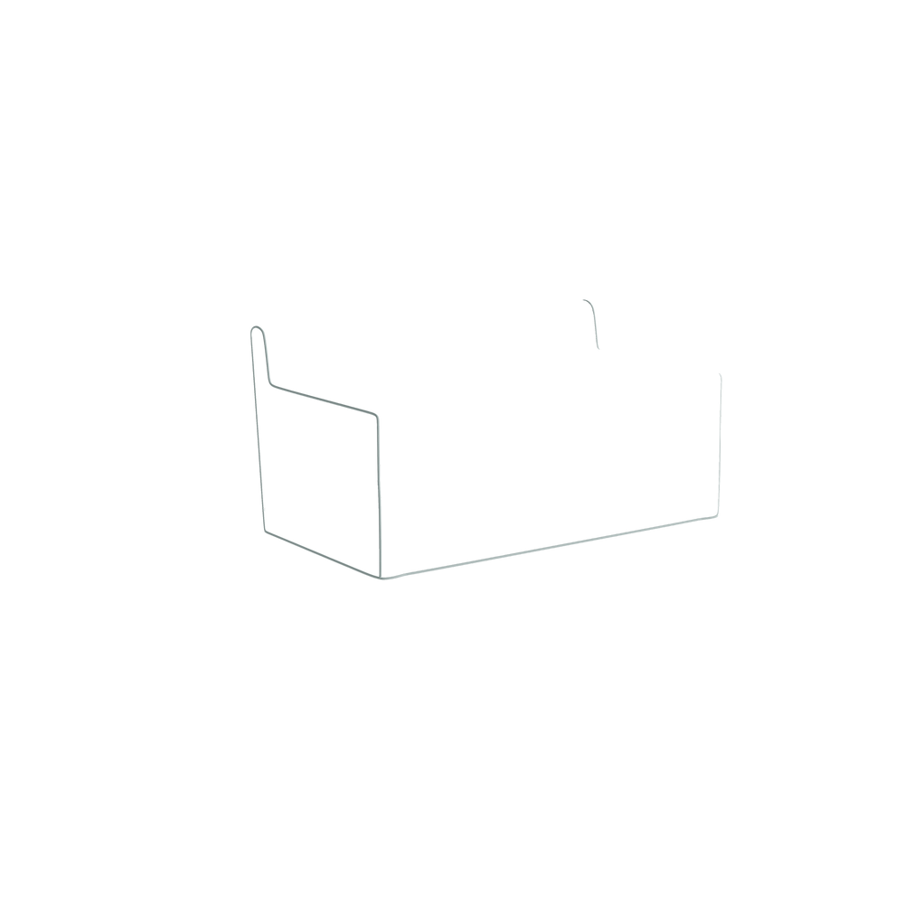 Twin margot fern custom on white background