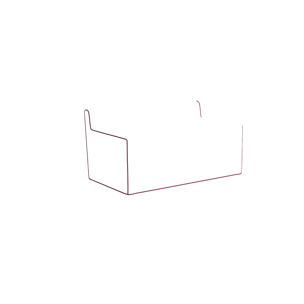 Twin camel velvet custom on white background