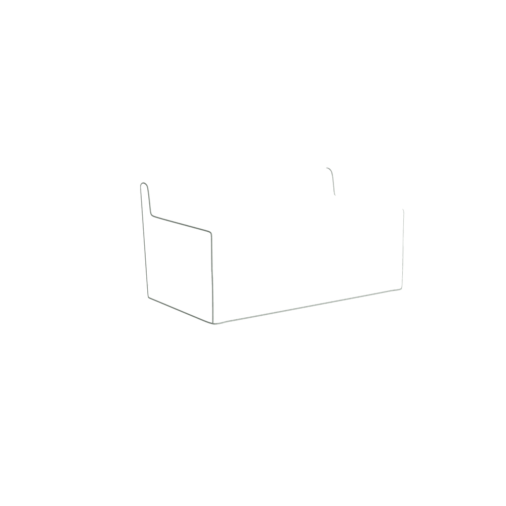 Twin margot fern custom on white background