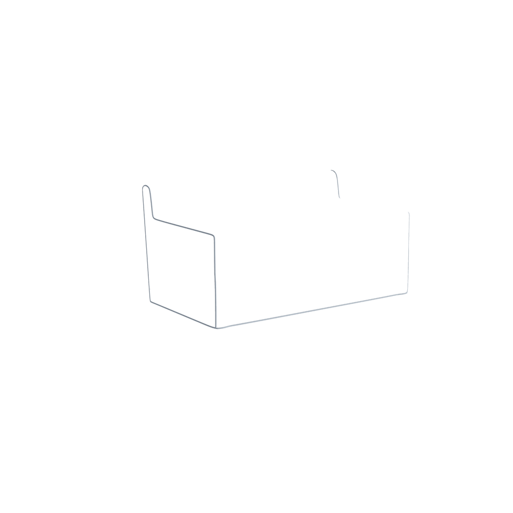 Twin margot fern custom on white background