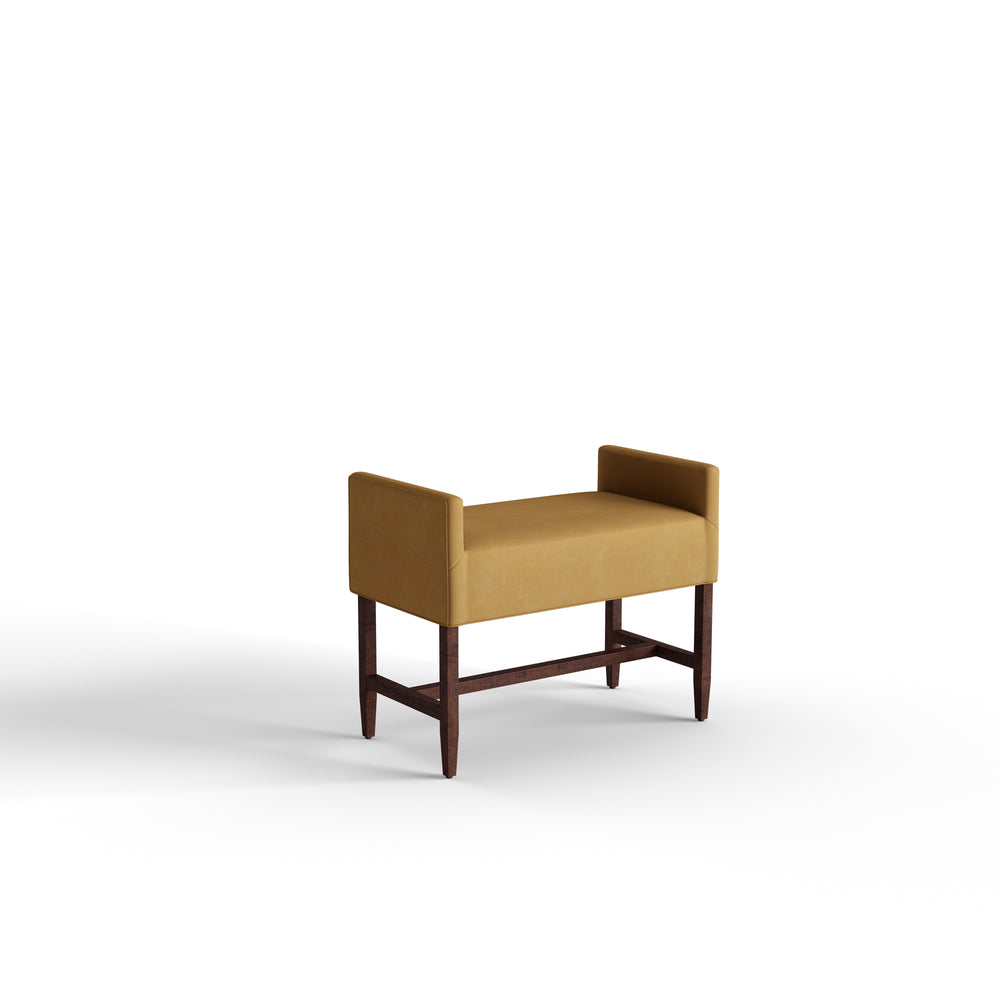 Twin camel velvet custom on white background