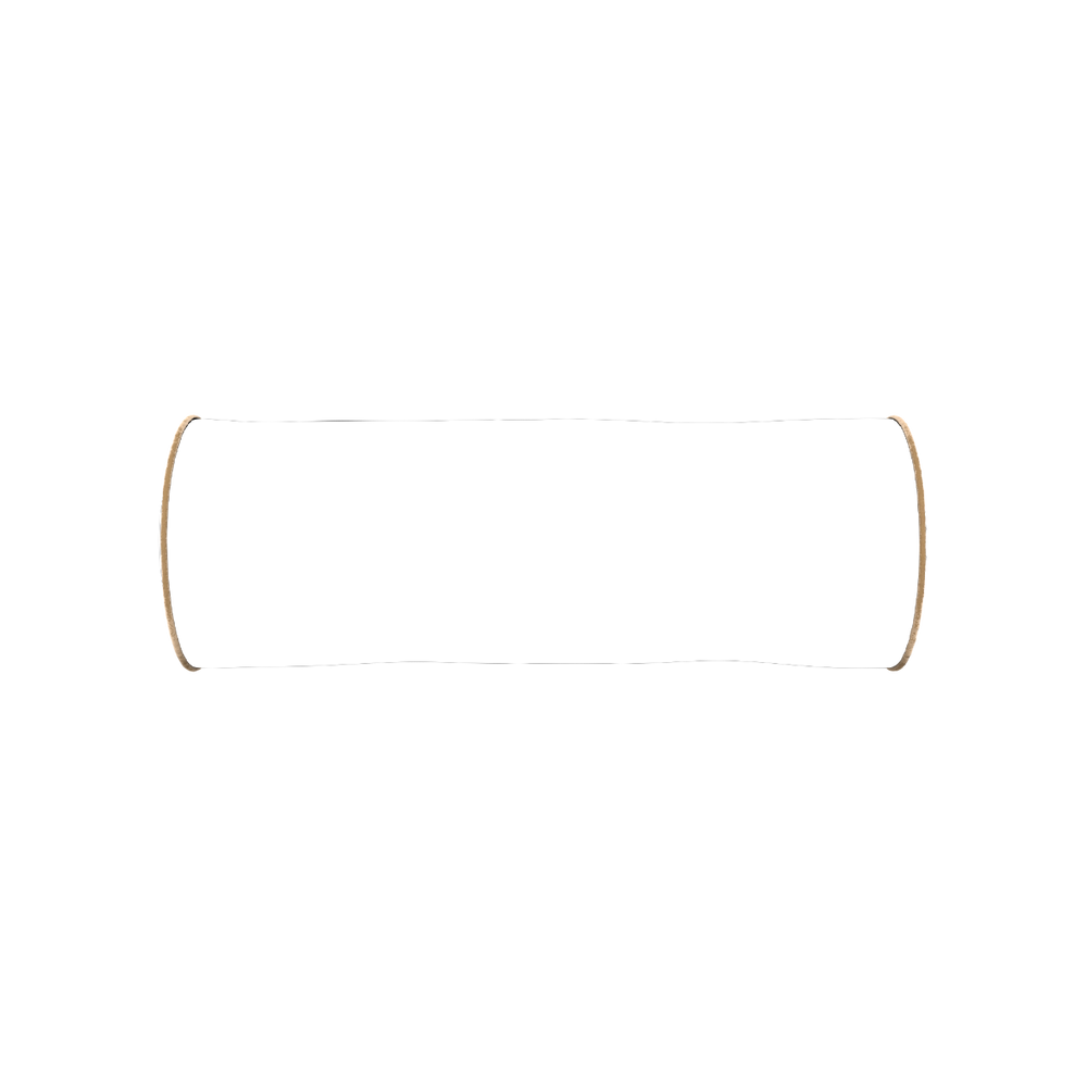 Bolster ruby moss custom pillow with c piping on white background