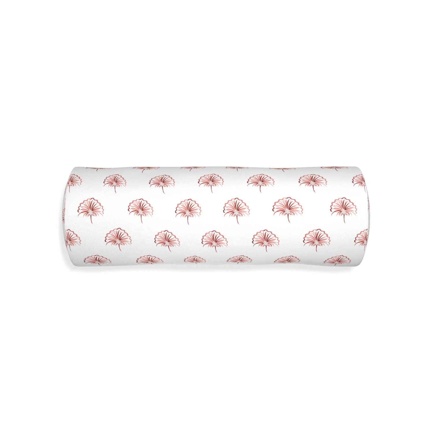 Bolster penelope rose custom floral pinkpillow with none on white background