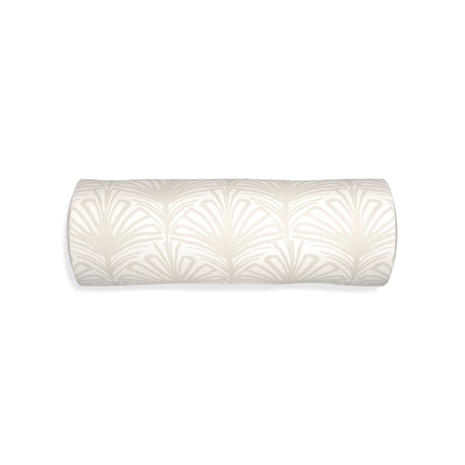 Bolster suzy sand custom beige palmpillow with none on white background