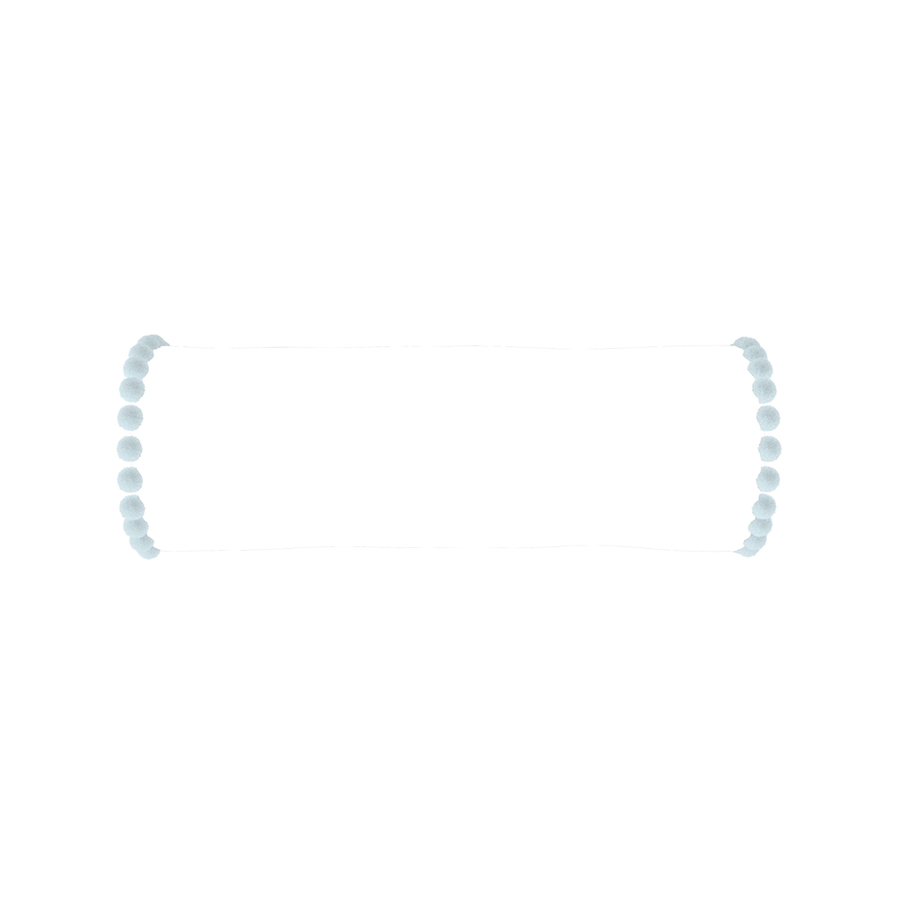 Bolster ruby moss custom pillow with powder pom pom on white background