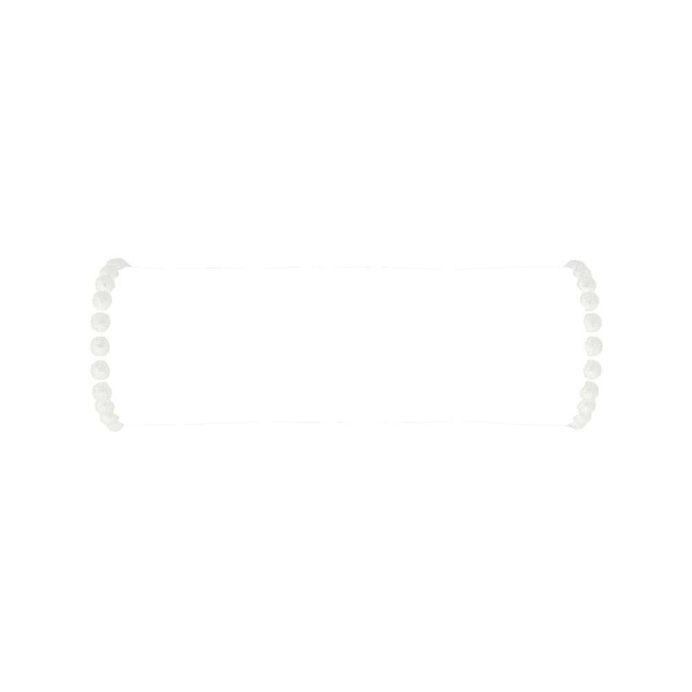 Bolster ruby moss custom pillow with snow pom pom on white background