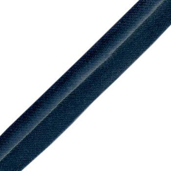 navy blue velvet piping for pillows