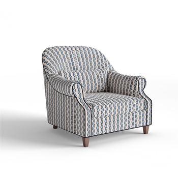 FEATURED: Shown with Legs / Smoke / Cadet Velvet Welt