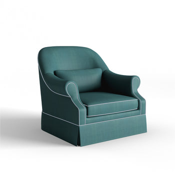 FEATURED: Shown with Kick Pleat Skirt / Sky Velvet Welt