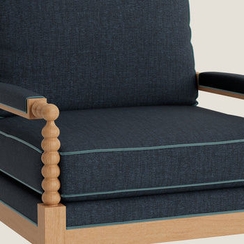 FEATURED: Shown with Oak / Peacock Velvet Welt