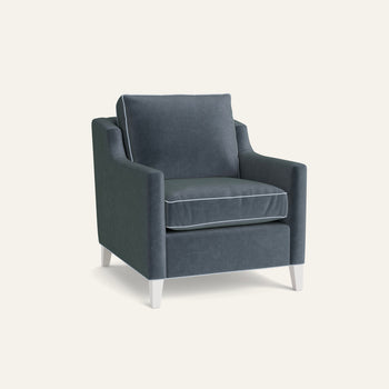 FEATURED: Shown with Legs / Flour / Sky Velvet Welt