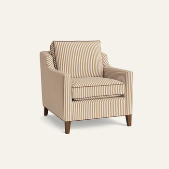 FEATURED: Shown with Legs / Tobacco / Walnut Velvet Welt