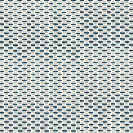 blue abstract geometric fabric