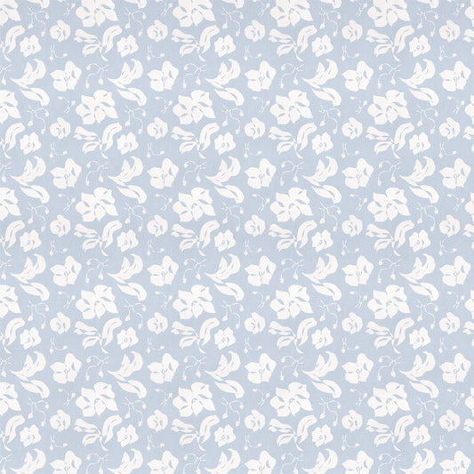 Cornflower Blue Floral Print