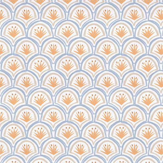 Art Deco Palm Pattern Print