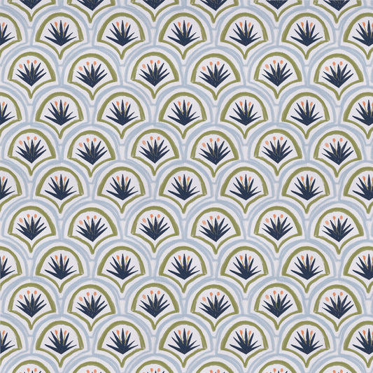 Art Deco Palm Pattern Print