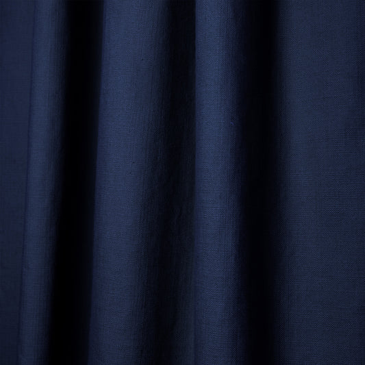 Navy Blue Curtain Close-Up