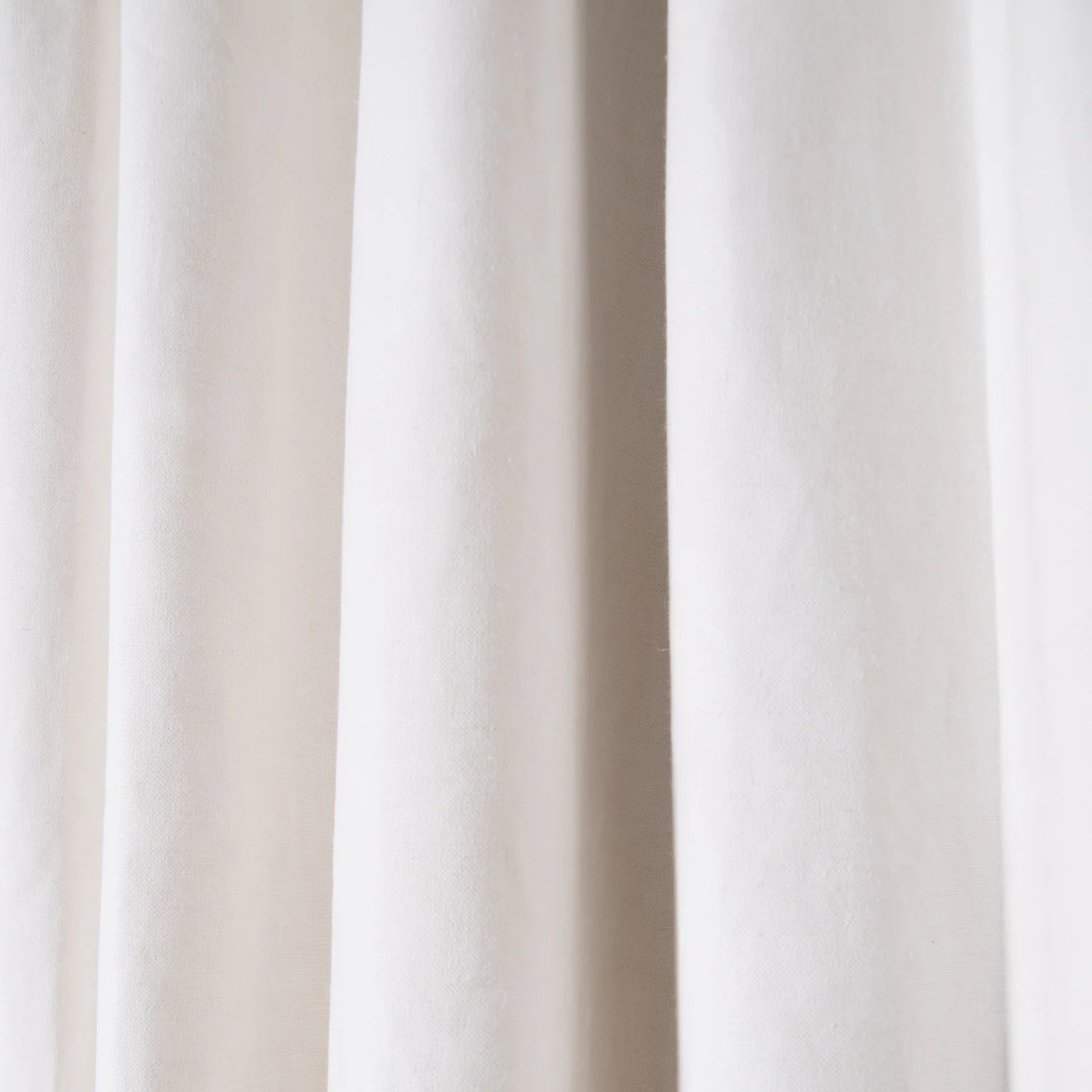 Flour Curtain - Tailored Pleat 50"W x 99"L, Privacy Lining, Sky Velvet Band on the right side
