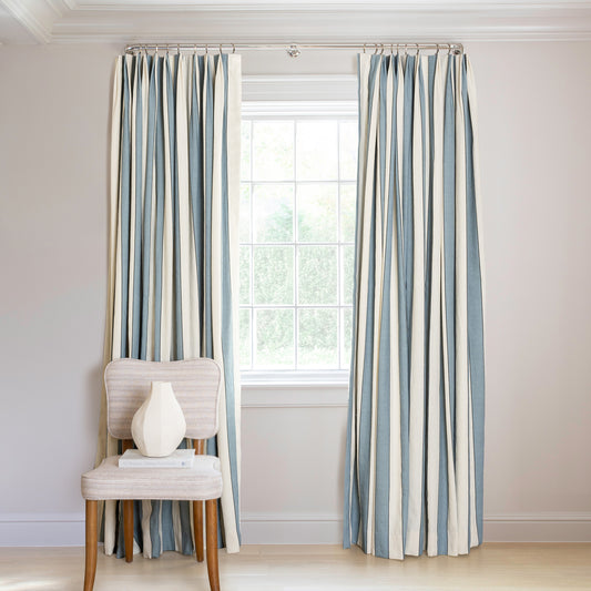 Shown in Tailored Pleat / Blackout