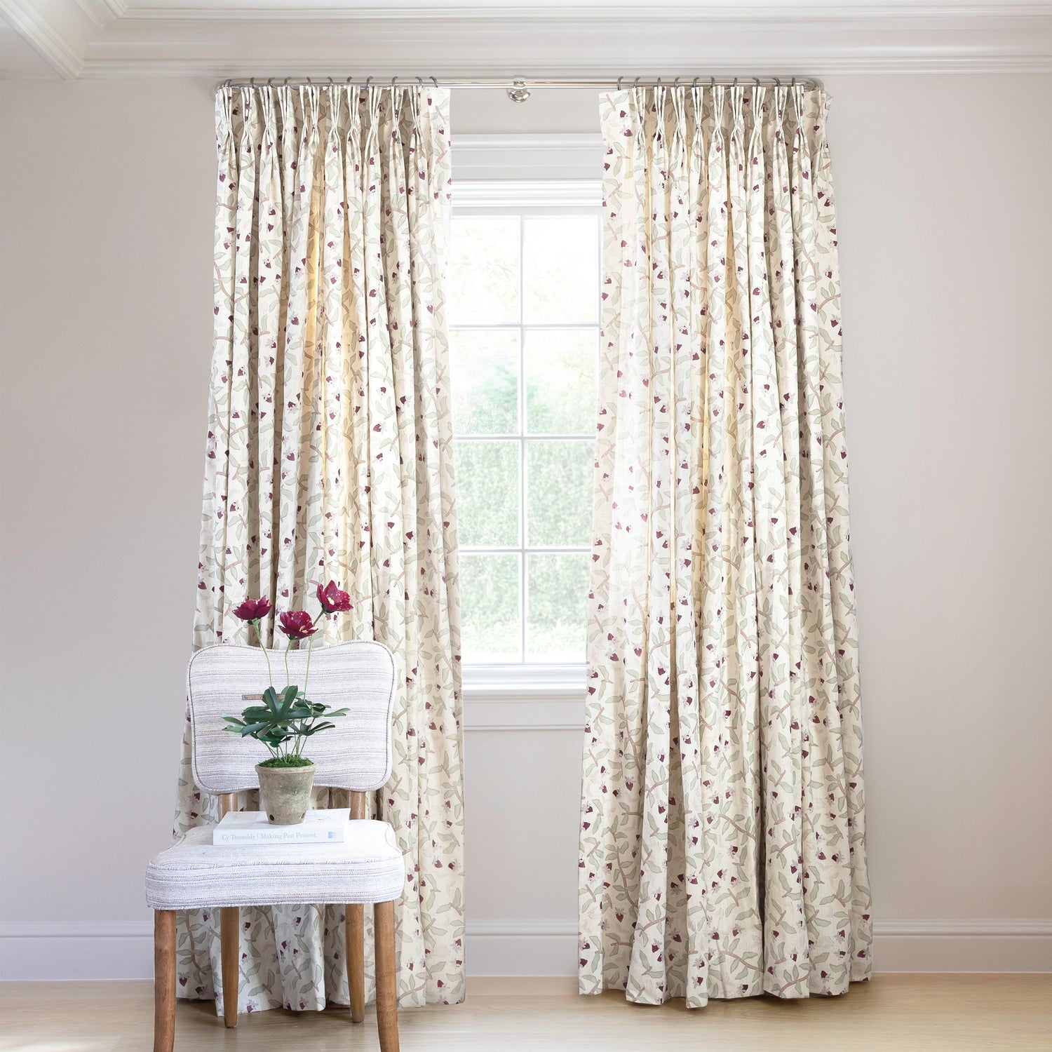 Shown in Pinch Pleat / Privacy