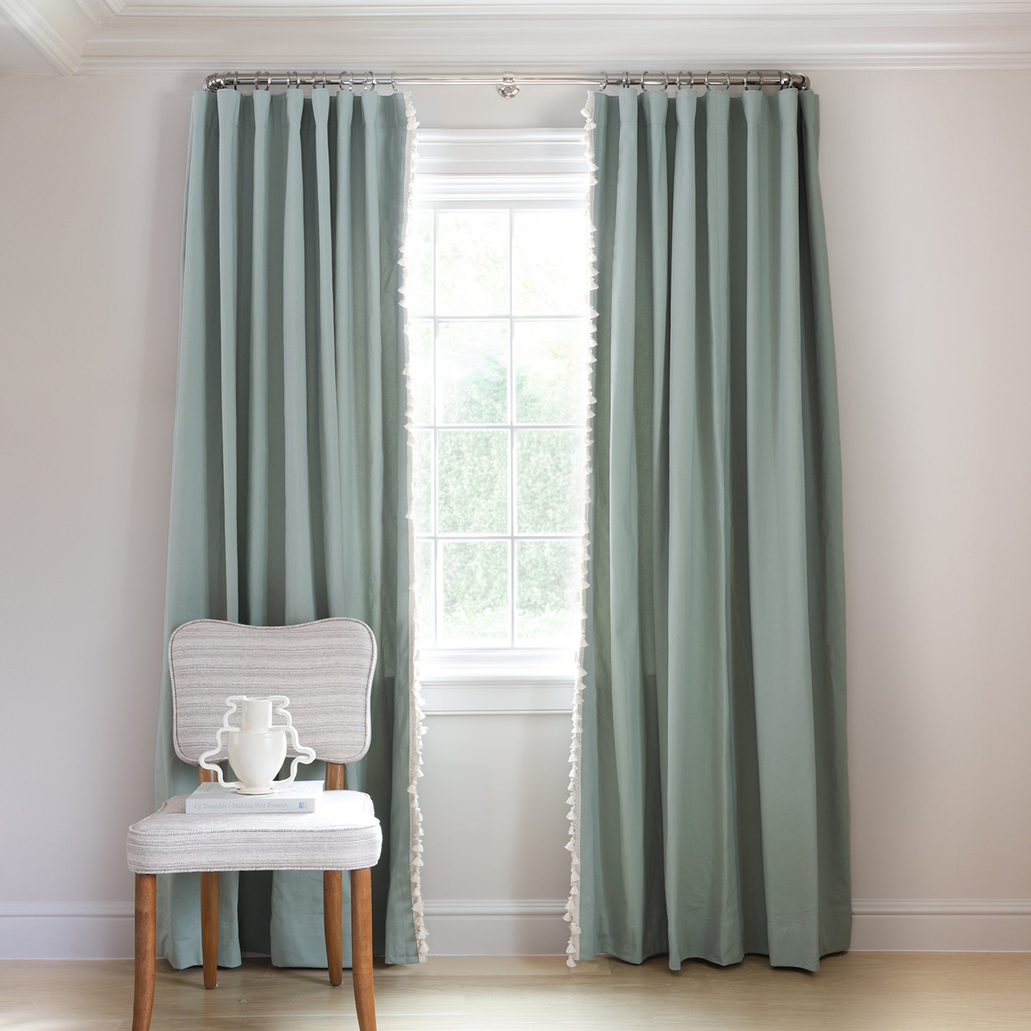 FEATURED: Shown with Ring Top / Privacy / Cream Tassel