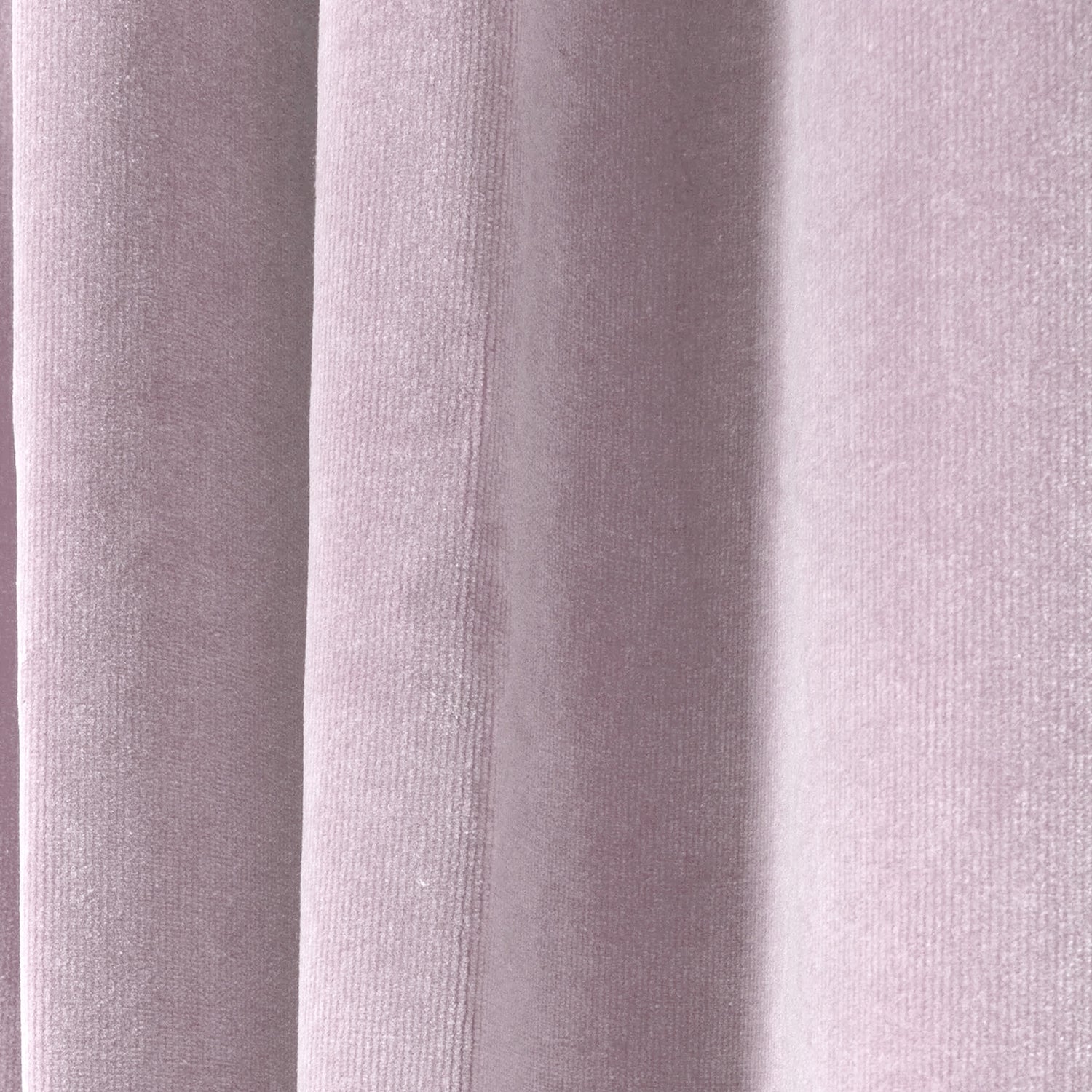 Lilac Velvet Curtain Close-Up