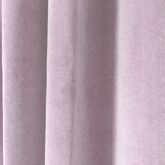 Lilac Velvet Curtain Close-Up