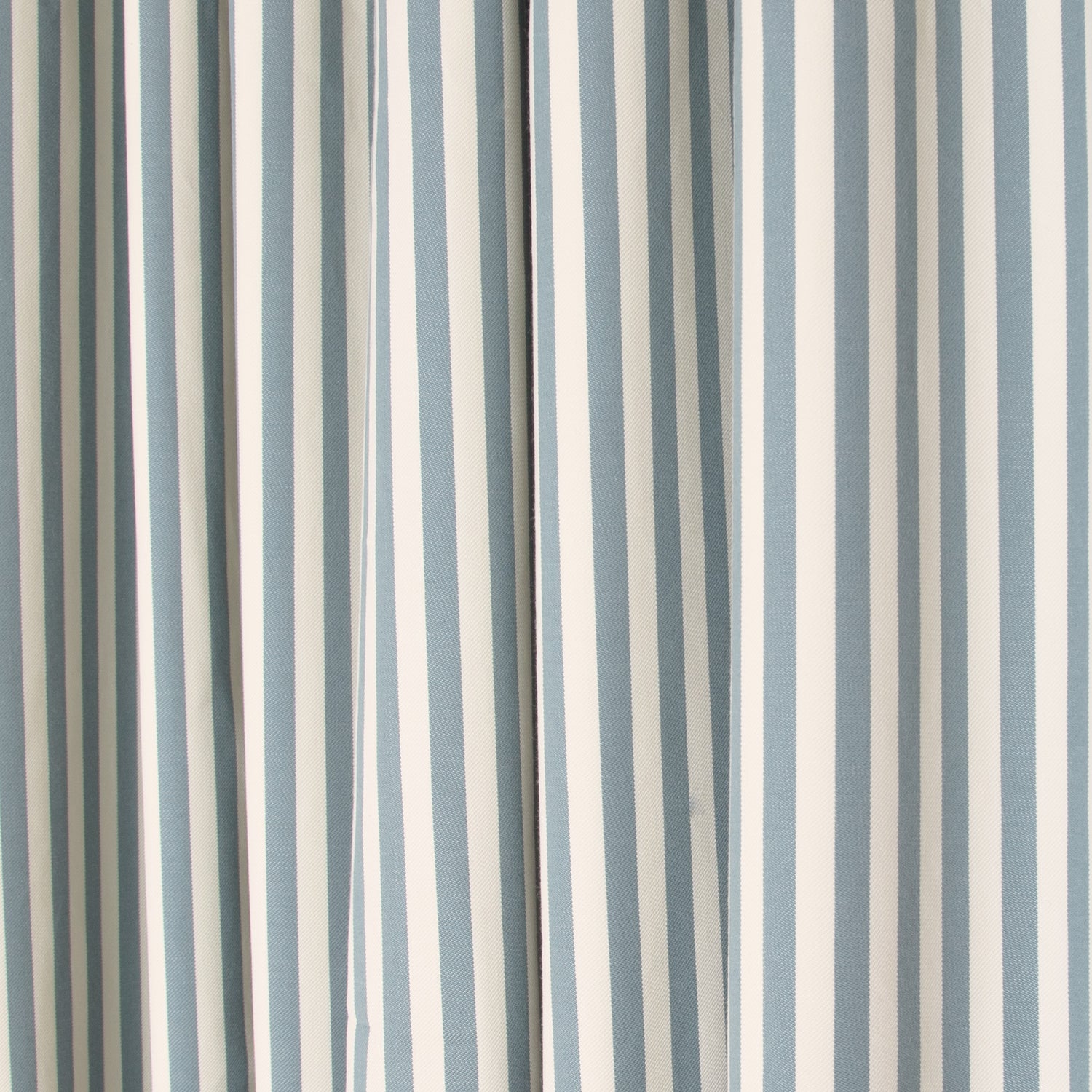 Louisa Harbor Unlined custom curtains by Pepper Home featuring classic blue and white vertical stripes for a fresh window look.