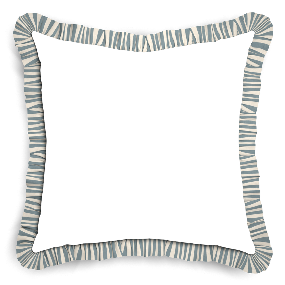 Euro-sham matilda custom pillow with l on white background