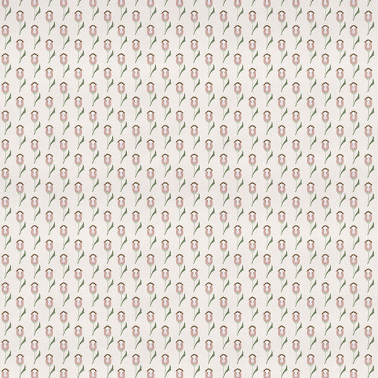 abstract floral pink and green printed fabric