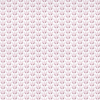 Pink & Burgundy Drop Repeat Floral Print