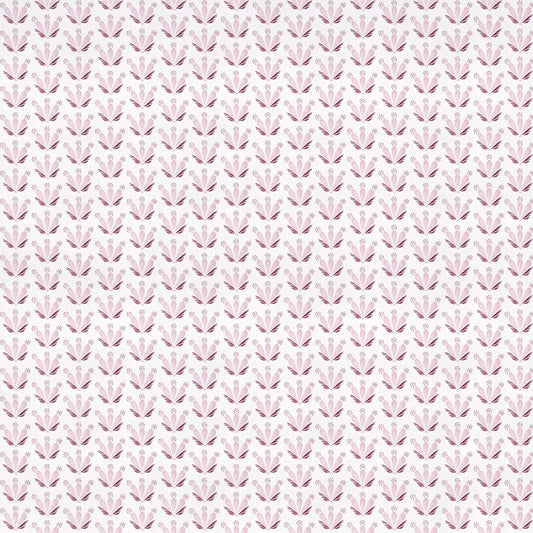 Pink & Burgundy Drop Repeat Floral Print