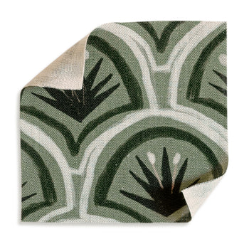 Thatcher Forest fabric swatch from Pepper Home showcasing a custom, made-to-order design for stylish interiors.