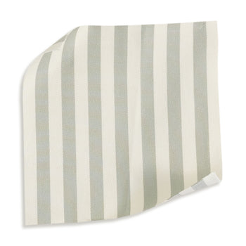 Louisa Sage Vertical fabric swatch by Pepper Home with soft sage vertical stripes, perfect for custom home decor projects.
