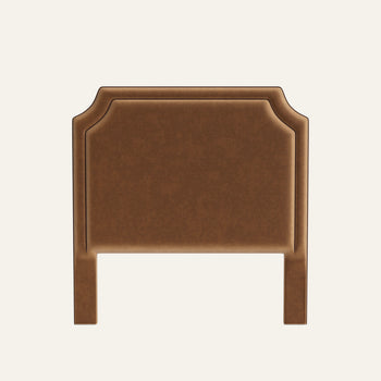 FEATURED: Shown in Queen / 4" Channel / Walnut Velvet Welt