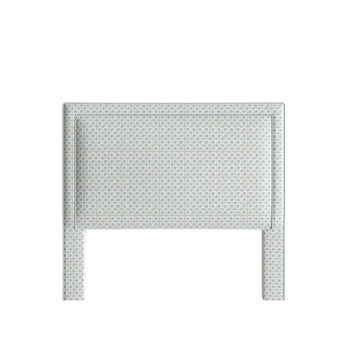 FEATURED: Shown in Queen / 4" Channel / Sky Velvet Welt