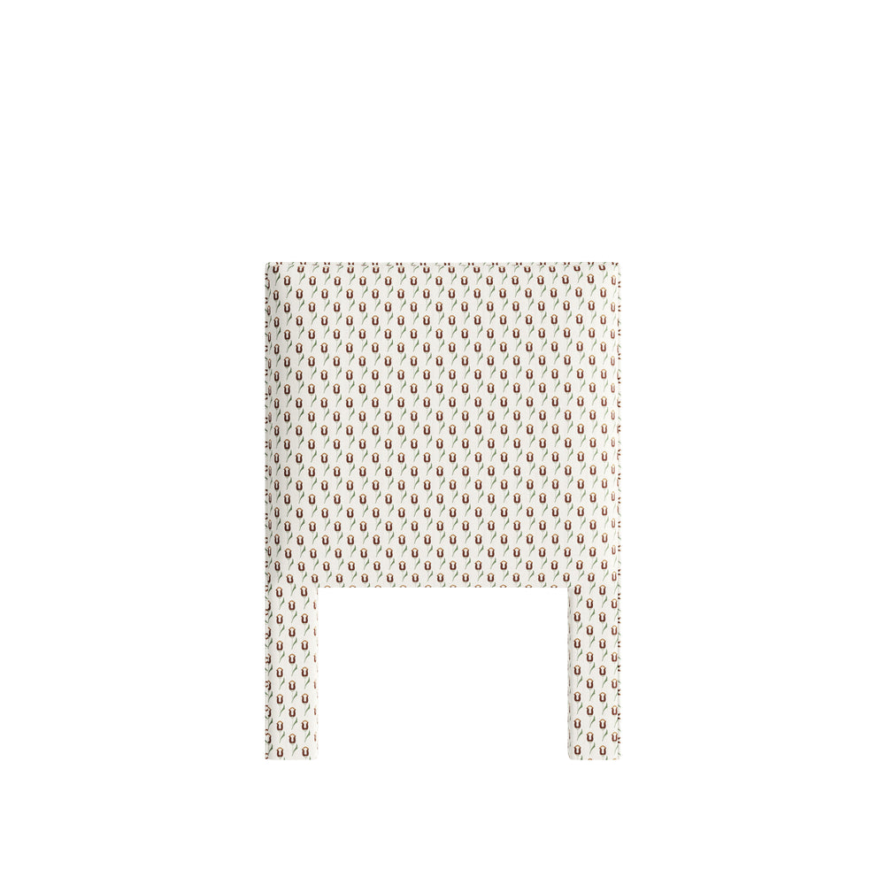 Twin annabelle maroon custom on white background