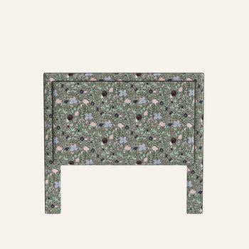 FEATURED: Shown in Queen / 4" Channel / Fern Velvet Welt