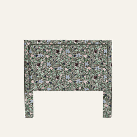 FEATURED: Shown in Queen / 4" Channel / Fern Velvet Welt