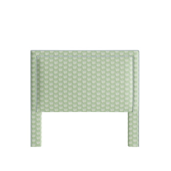 FEATURED: Shown in Queen / 4" Channel / Sky Velvet Welt