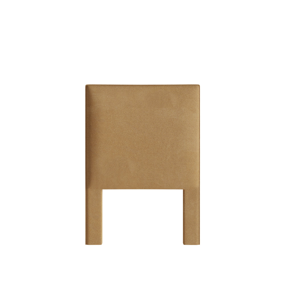 Twin camel velvet custom on white background