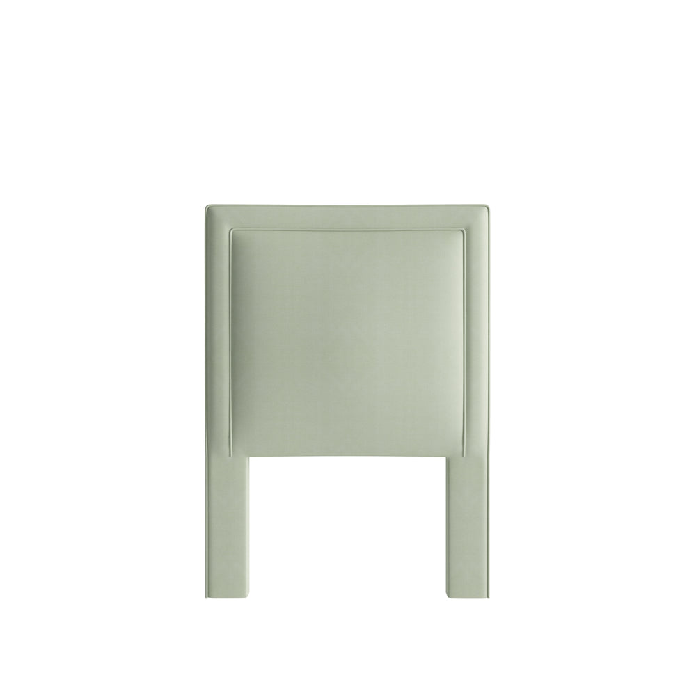 Twin laurel velvet custom on white background