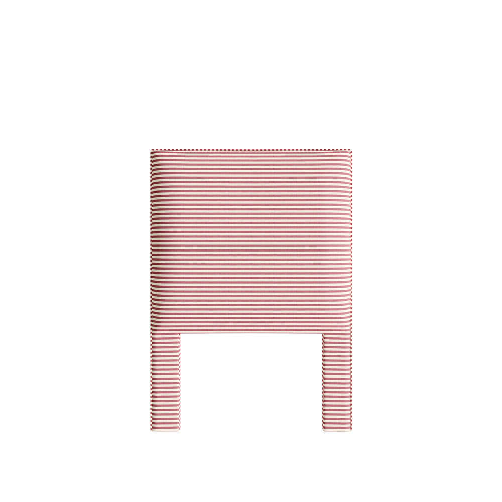 Twin louisa cranberry horizontal custom on white background