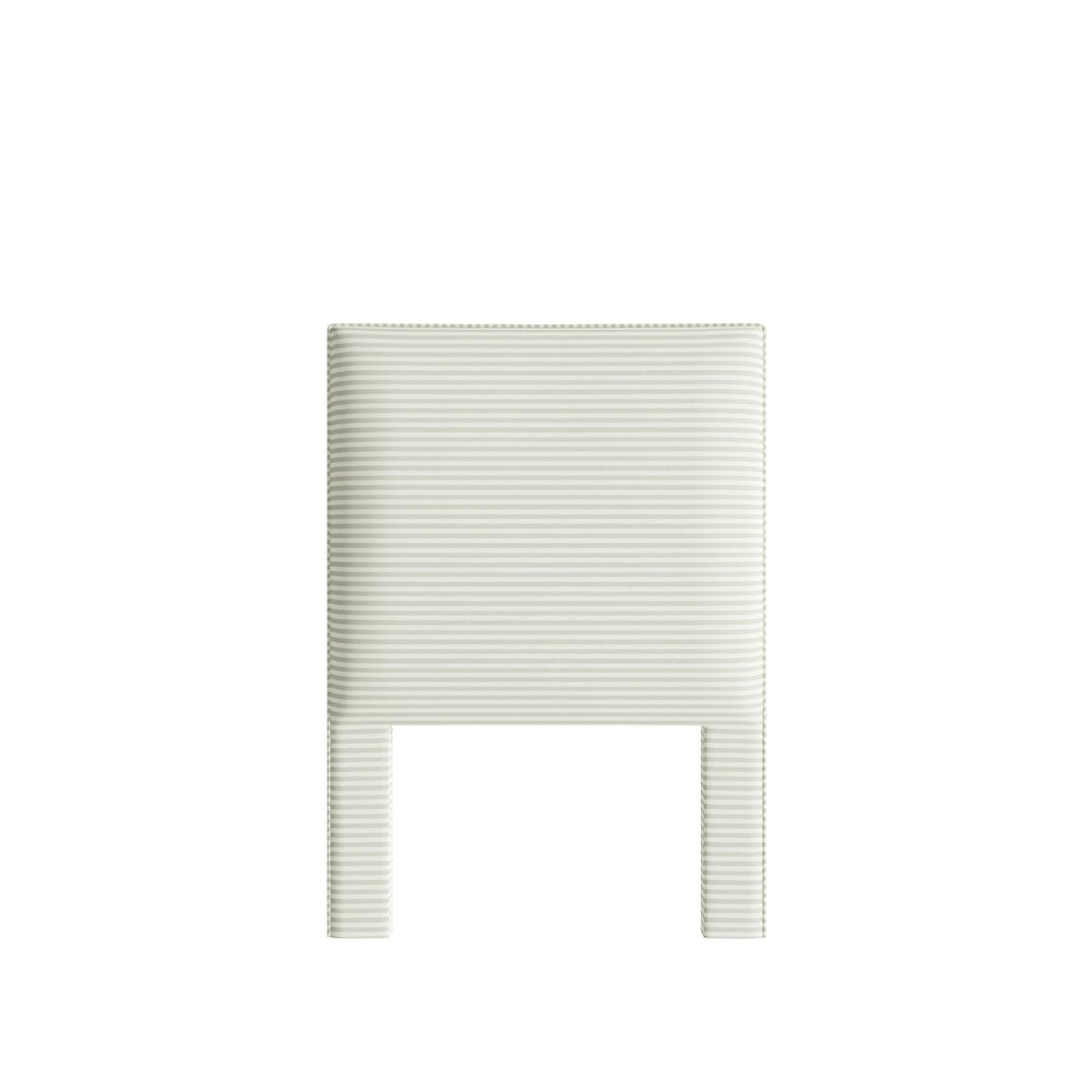 Twin louisa sage horizontal custom on white background